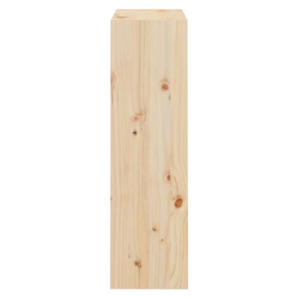 Библиотека/разделител за стая, 60x30x103,5 см, бор масив