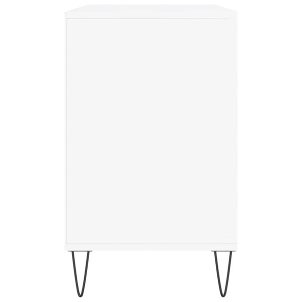 Шкаф за обувки, бял, 102x36x60 см, инженерно дърво