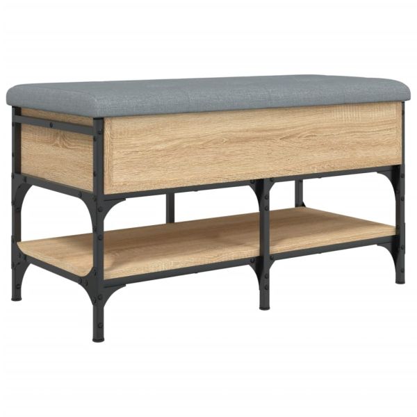 Пейка за обувки, сонома дъб, 82x42x45 см, инженерно дърво