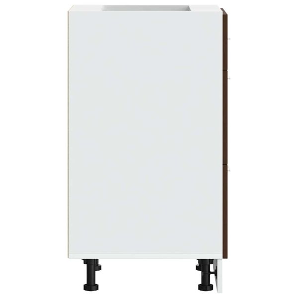 Долен шкаф "Lyon" кафяв дъб 40x46x81,5 см, инженерно дърво