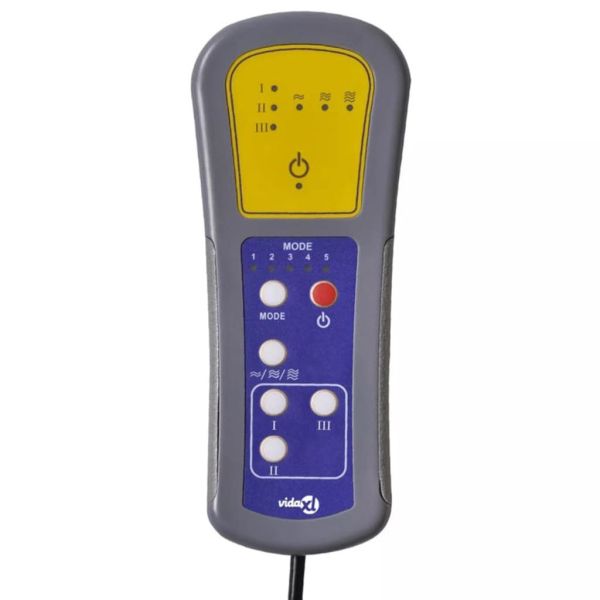 Изправящ масажен стол, таупе, текстил