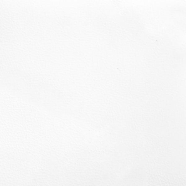 Гейминг стол с опора за крака, черно и бяло, изкуствена кожа