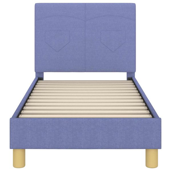 Легло за малко с главна дъска Дънково син 70 x 140 cm текстил