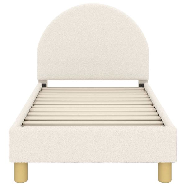 Легло за малко с главна дъска Крем 70 x 140 cm Вълнена тъкан