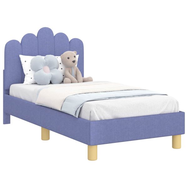 Легло за малко с главна дъска Дънково син 70 x 140 cm текстил