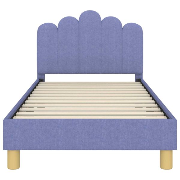 Легло за малко с главна дъска Дънково син 80 x 160 cm текстил