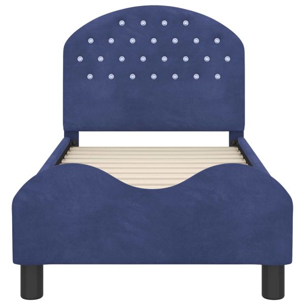 Легло за малко с главна дъска Полицейско синьо 70 x 140 cm