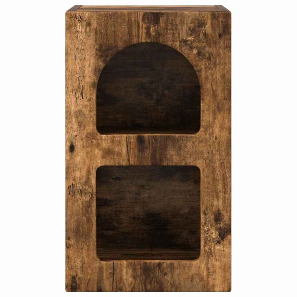 Нощно шкафче 2 pcs Димян дъб 29.5 x 35 x 50 см Инженерно дърво