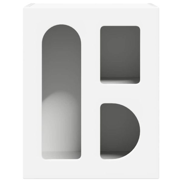 Нощно шкафче 2 pcs Бяло 40 x 35 x 50 см Инженерно дърво