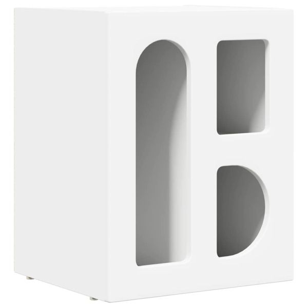 Нощно шкафче 2 pcs Бяло 40 x 35 x 50 см Инженерно дърво