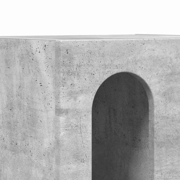 Нощно шкафче 2 pcs Циментено сиво 40 x 35 x 50 см