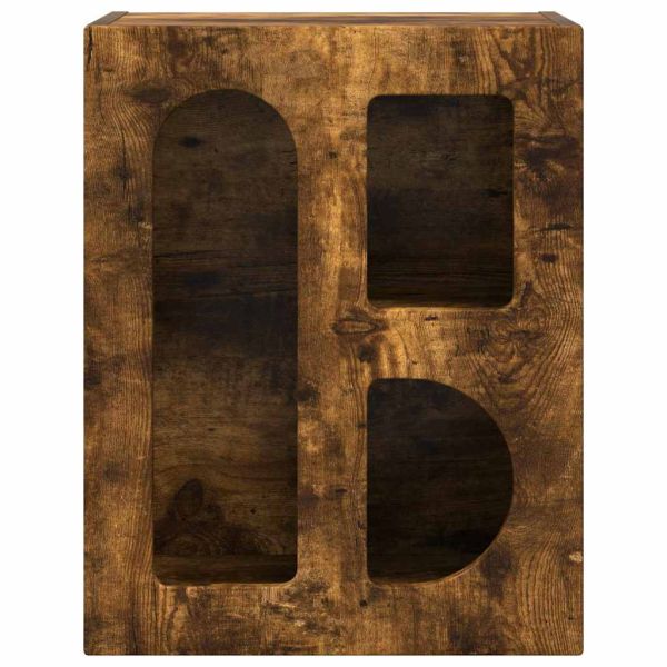 Нощно шкафче 2 pcs Димян дъб 40 x 35 x 50 см Инженерно дърво