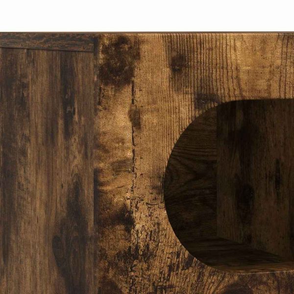 ТВ шкаф Димян дъб 100 x 35 x 40 см Инженерно дърво