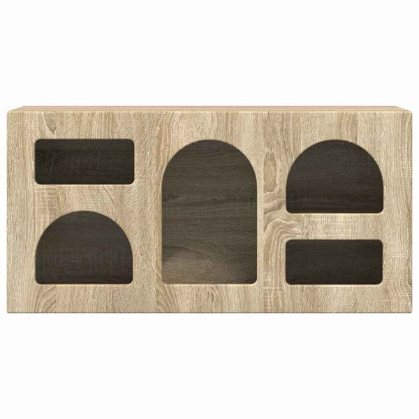 ТВ шкаф Сонома дъб 80 x 35 x 40 см Инженерно дърво