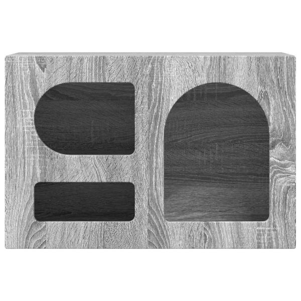 ТВ шкаф Сив Сонома 60 x 35 x 40 см Инженерно дърво