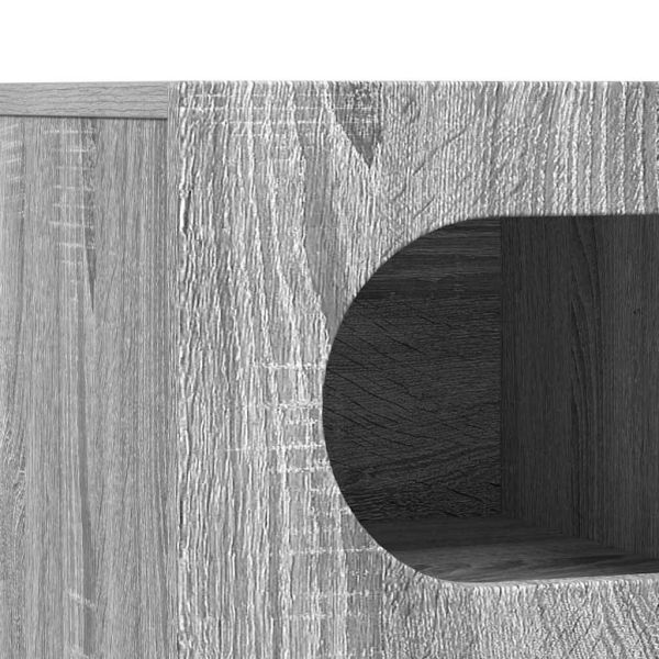 ТВ шкаф Сив Сонома 60 x 35 x 40 см Инженерно дърво