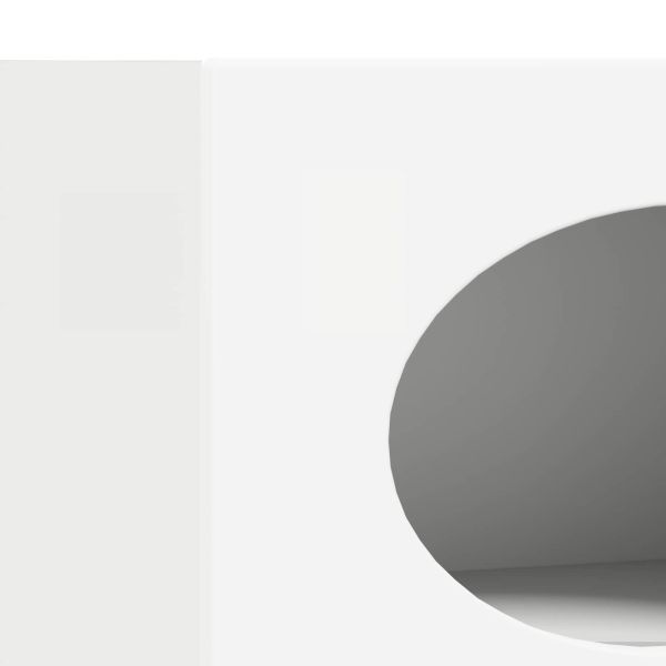 Служебен шкаф Бяло 40 x 35 x 100,5 см Инженерно дърво