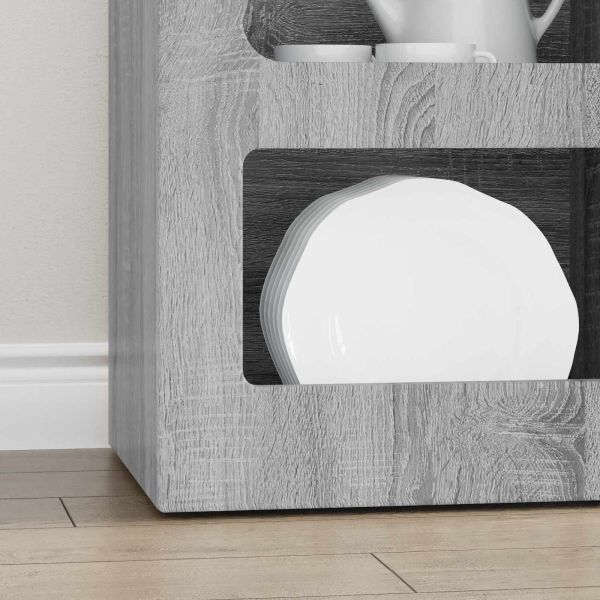 Служебен шкаф Сив Сонома 40 x 35 x 100,5 см Инженерно дърво