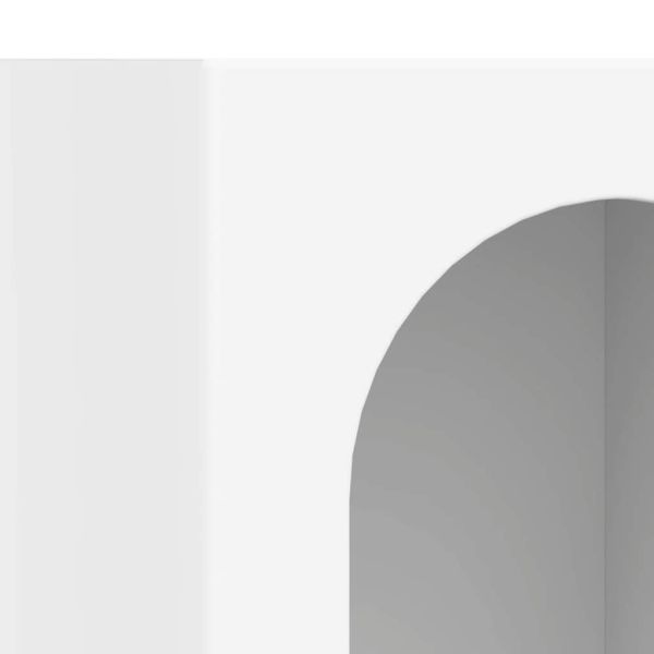 Служебен шкаф Бяло 59 x 35 x 80.5 см Инженерно дърво