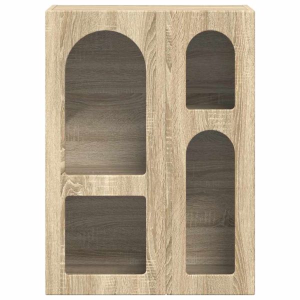 Служебен шкаф Сонома дъб 59 x 35 x 80.5 см Инженерно дърво