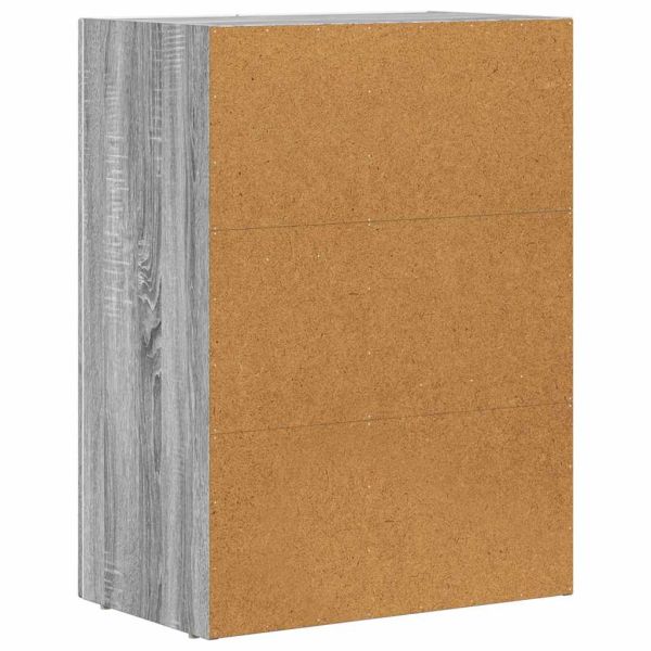 Служебен шкаф Сив Сонома 59 x 35 x 80.5 см Инженерно дърво