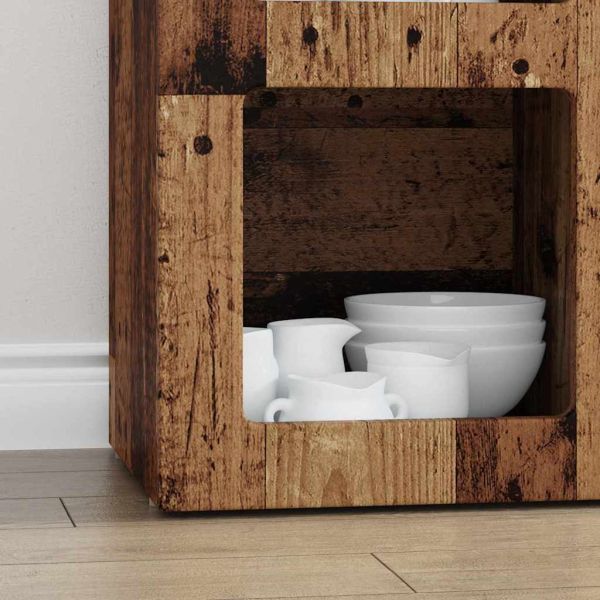 Служебен шкаф Старо дърво 59 x 35 x 80.5 см Инженерно дърво