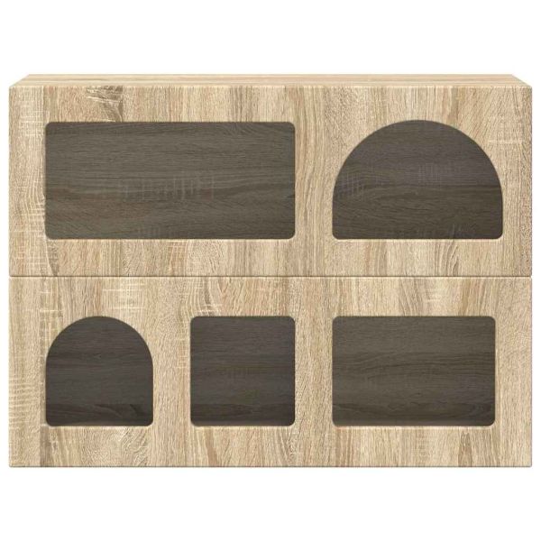 Служебен шкаф Сонома дъб 80.5 x 35 x 59 см Инженерно дърво