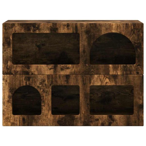 Служебен шкаф Димян дъб 80.5 x 35 x 59 см Инженерно дърво