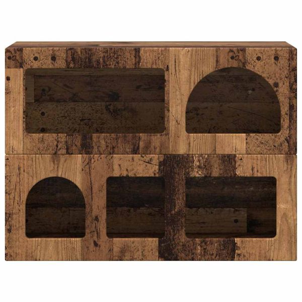 Служебен шкаф Старо дърво 80.5 x 35 x 59 см Инженерно дърво