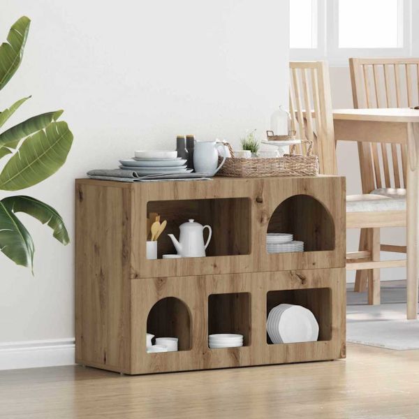 Служебен шкаф Дъб 80.5 x 35 x 59 см Инженерно дърво