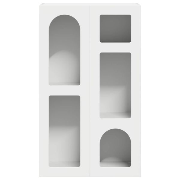 Служебен шкаф Бяло 59 x 35 x 100,5 см Инженерно дърво