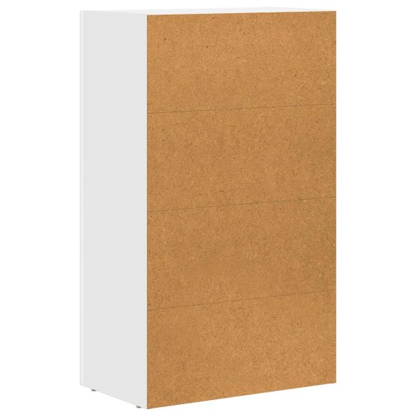 Служебен шкаф Бяло 59 x 35 x 100,5 см Инженерно дърво