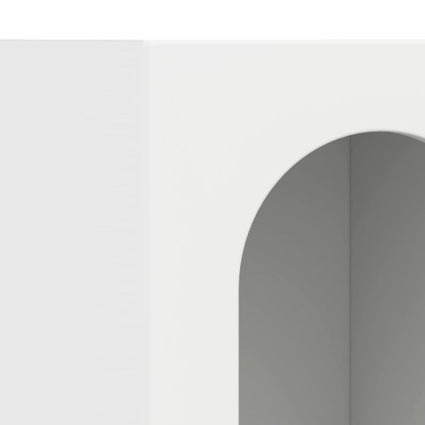 Служебен шкаф Бяло 59 x 35 x 100,5 см Инженерно дърво