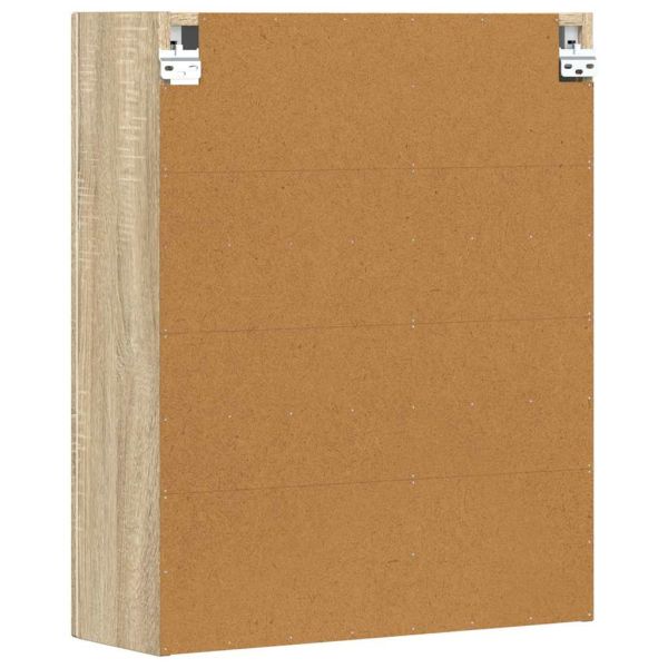 Висящ шкаф с рафт Сонома дъб 59 x 20 x 71.5 см Инженерно дърво