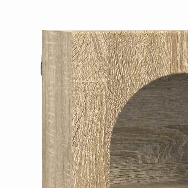 Висящ шкаф с рафт Сонома дъб 59 x 20 x 71.5 см Инженерно дърво