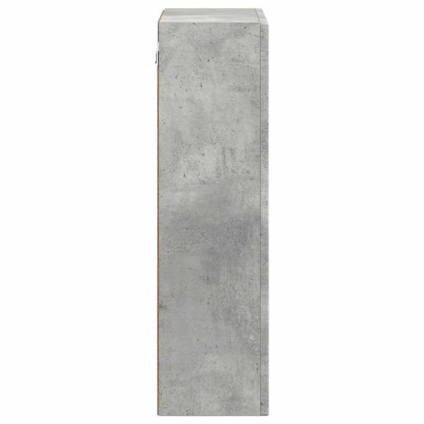 Висящ шкаф Циментено сиво 59 x 20 x 71.5 см Инженерно дърво