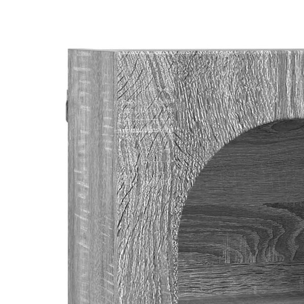 Висящ шкаф с рафт Сив Сонома 59 x 20 x 71.5 см Инженерно дърво