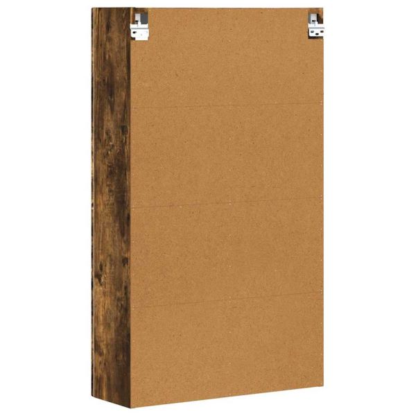 Висящ шкаф с рафт Димян дъб 59 x 20 x 100 см Инженерно дърво