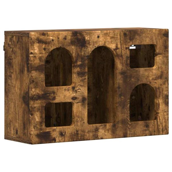 Висящ шкаф с рафт Димян дъб 60 x 20 x 40 см Инженерно дърво