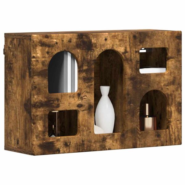 Висящ шкаф с рафт Димян дъб 60 x 20 x 40 см Инженерно дърво