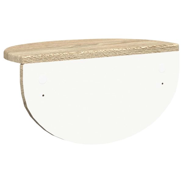 Стенен рафт Сонома дъб 38 x 19 x 19 см Инженерно дърво