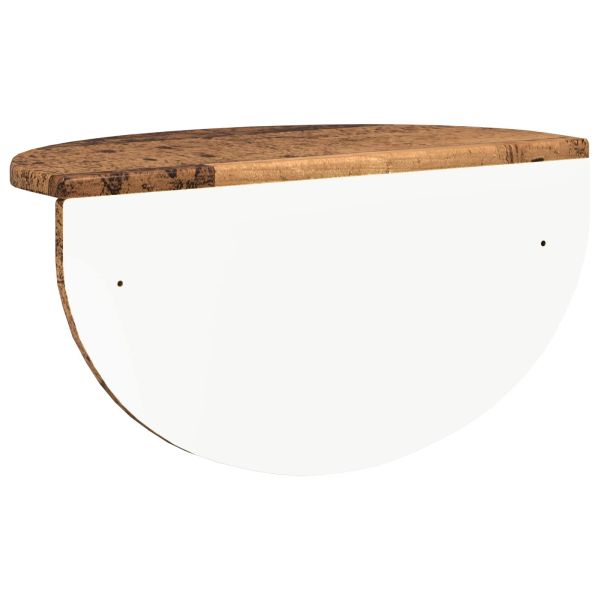 Стенен рафт Старо дърво 38 x 19 x 19 см Инженерно дърво