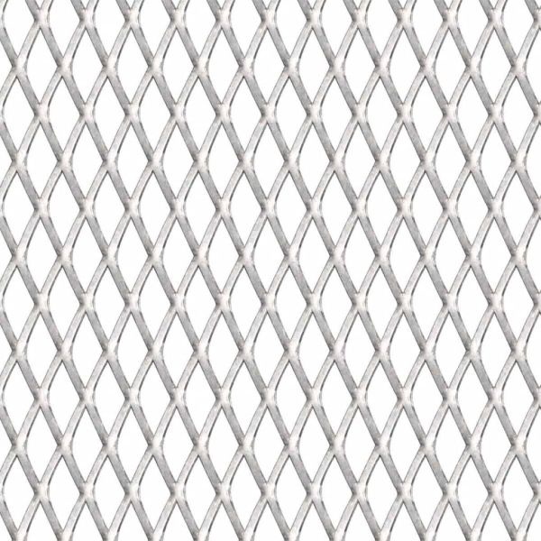 Мрежа оградна, неръждаема стомана, 50x50 см, 20x10x2 мм