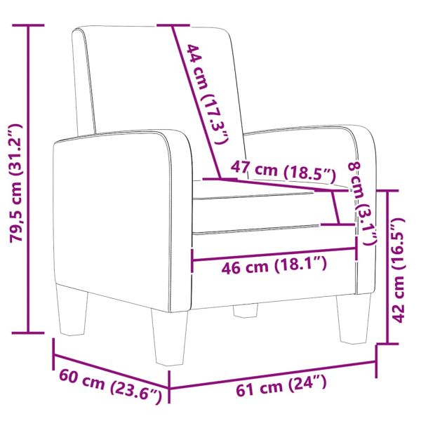 Фотьойл, черен, изкуствена кожа