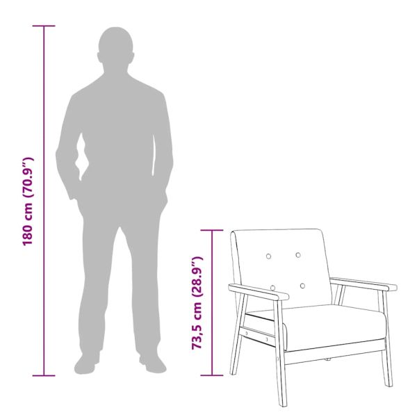 Фотьойл, черен, изкуствена кожа