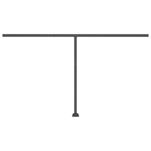 Свободностояща ръчно прибираща се тента, 400x300 см, антрацит