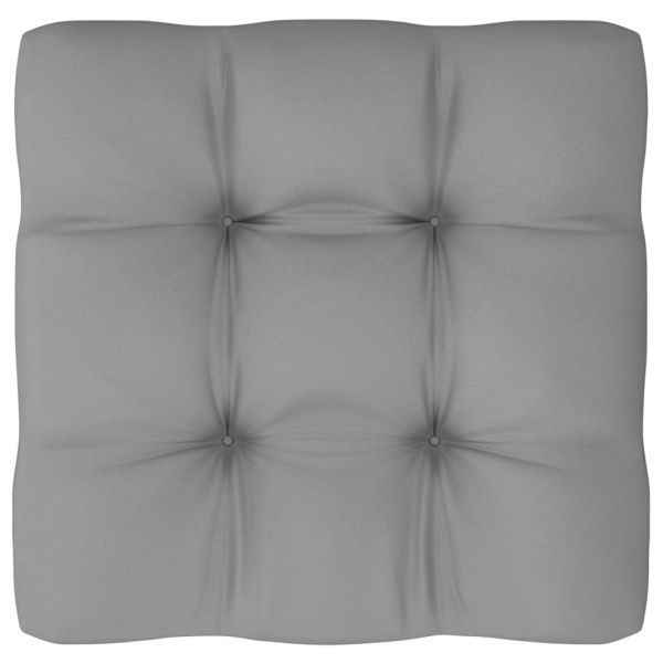 Градински лаундж комплект, 8 части, с възглавници, бор масив