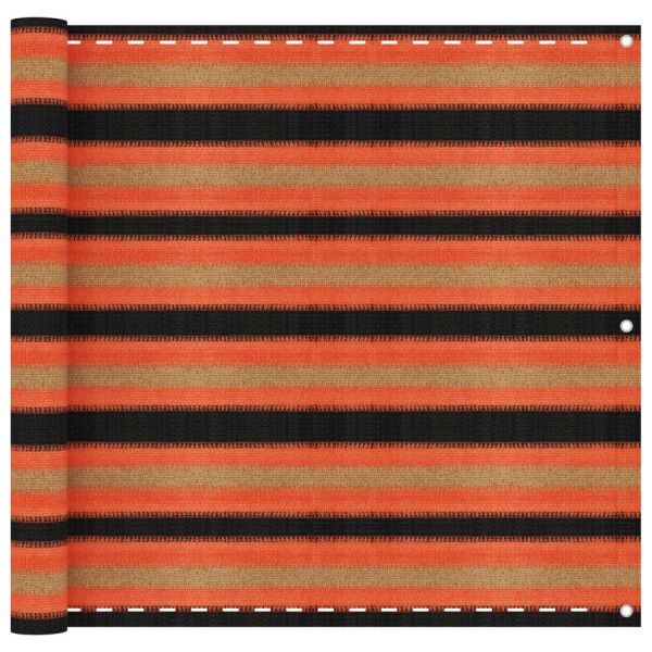 Балконски параван, многоцветен, 90x500 см, HDPE