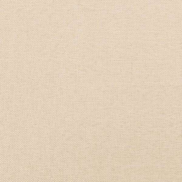 Рамка за легло без матрак, кремава, 140x190 см, плат