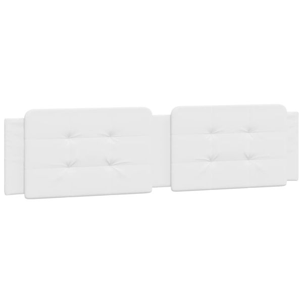 Рамка за легло с LED без матрак Zadar бяла 200x200 см